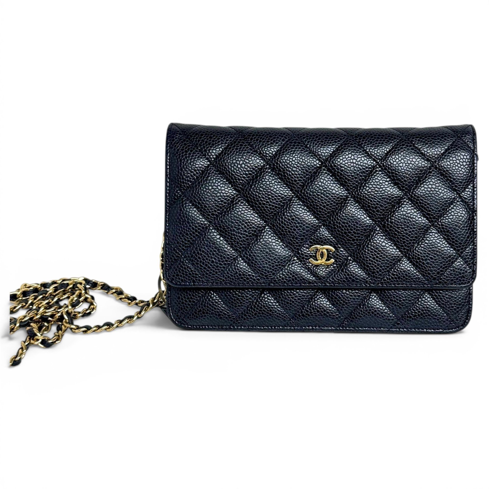 Wallet On Chain Timeless/Classique leather handbag
