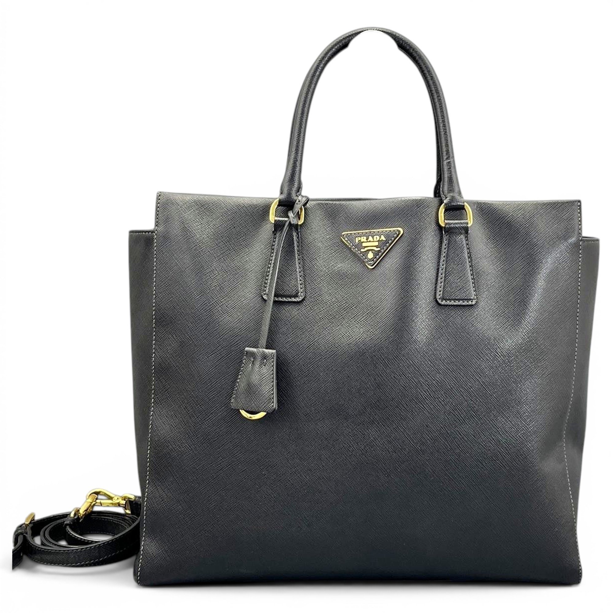 Leather handbag