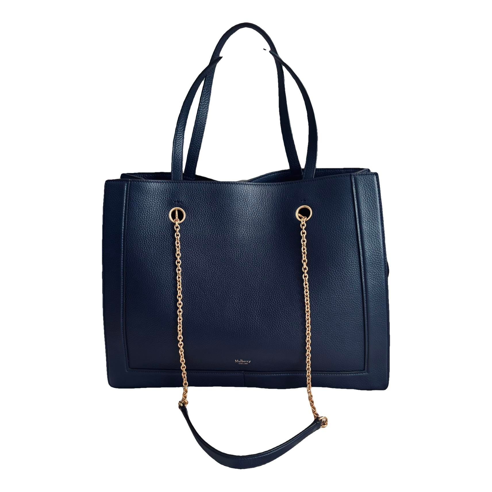 Leather tote