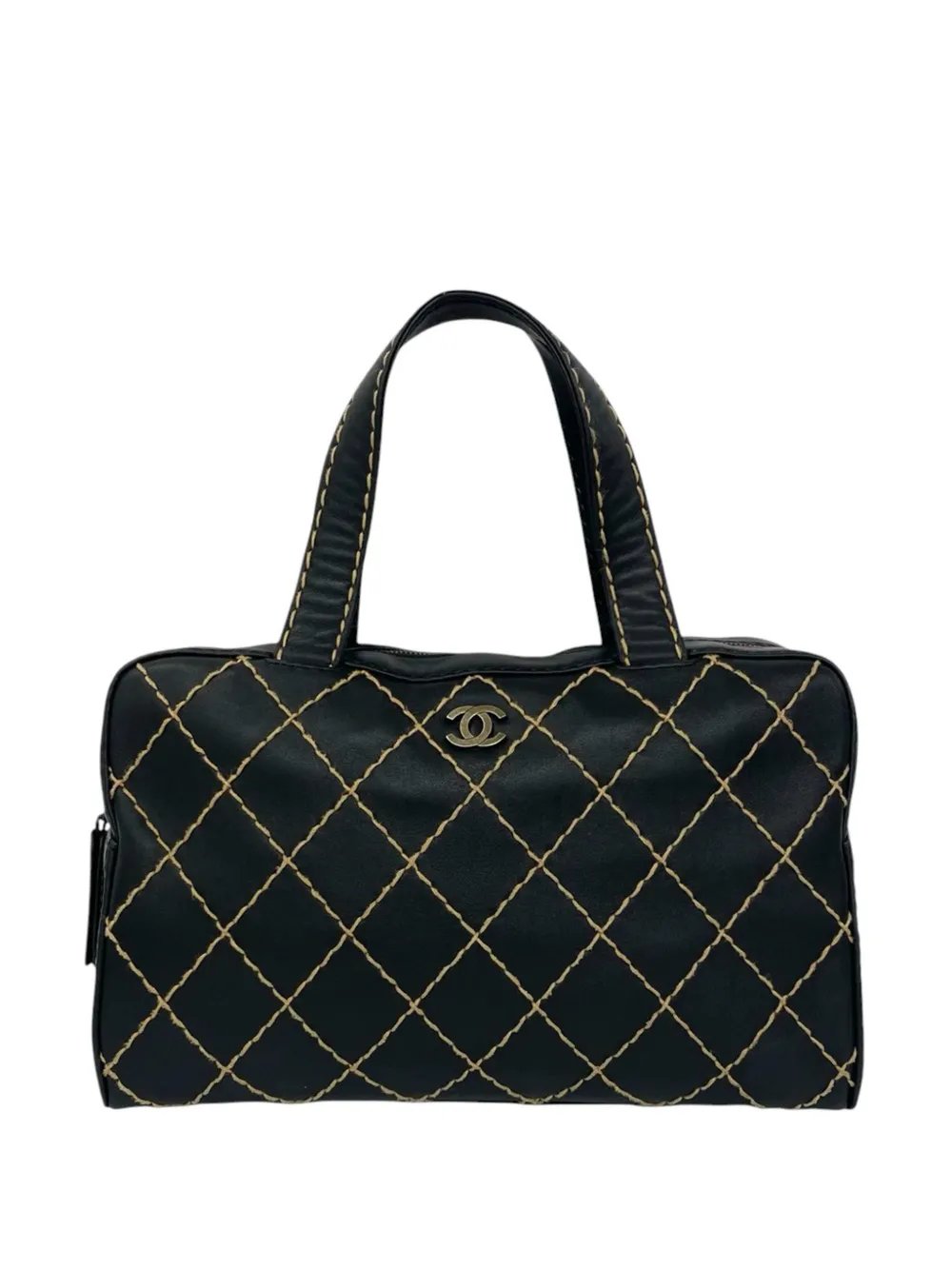 2000-2002 CC Lambskin Wild Stitch handbag