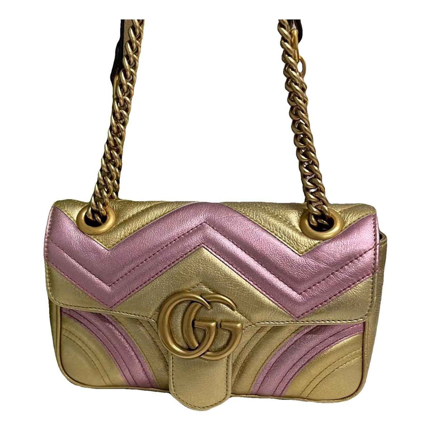 GG Marmont Flap leather crossbody bag