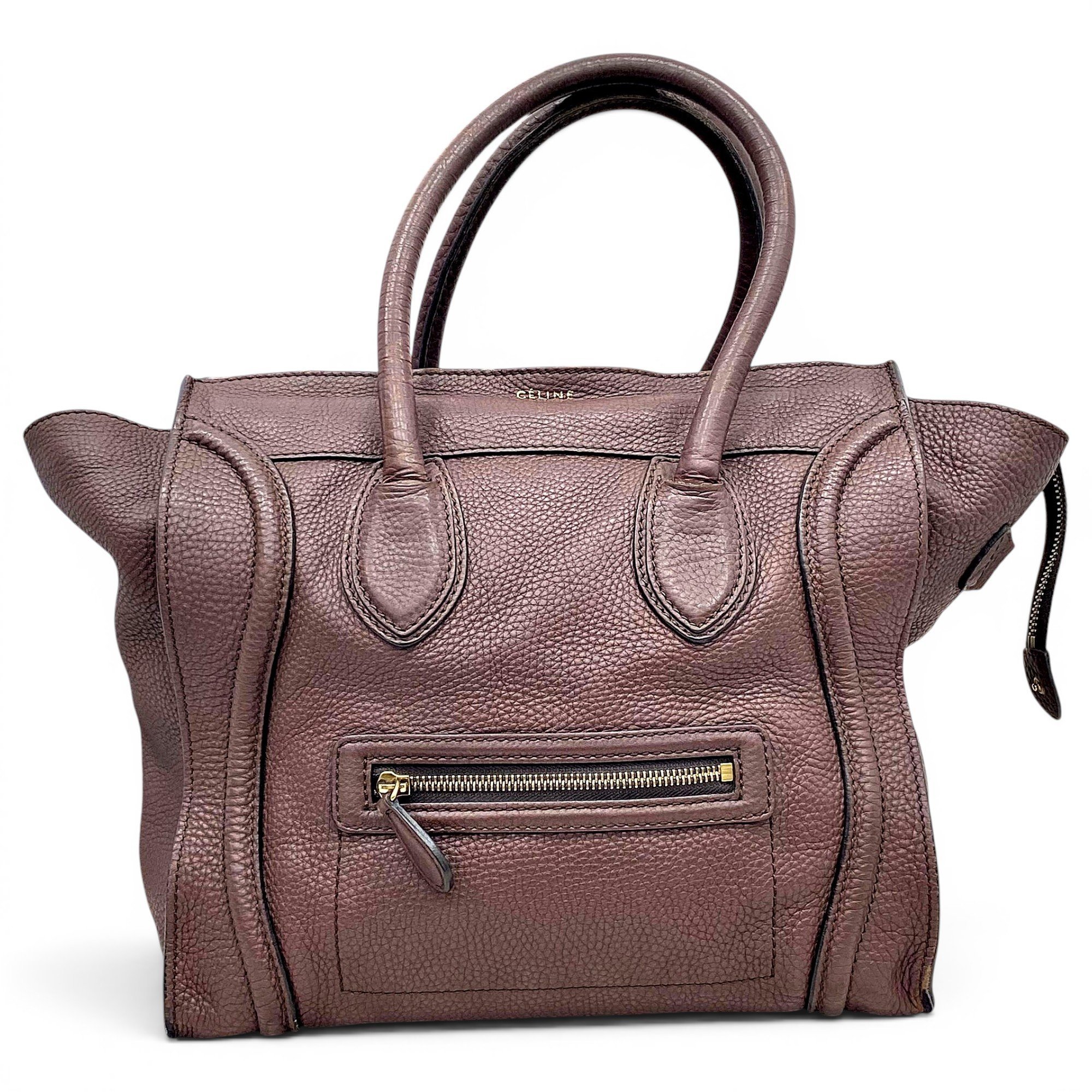 Luggage leather handbag