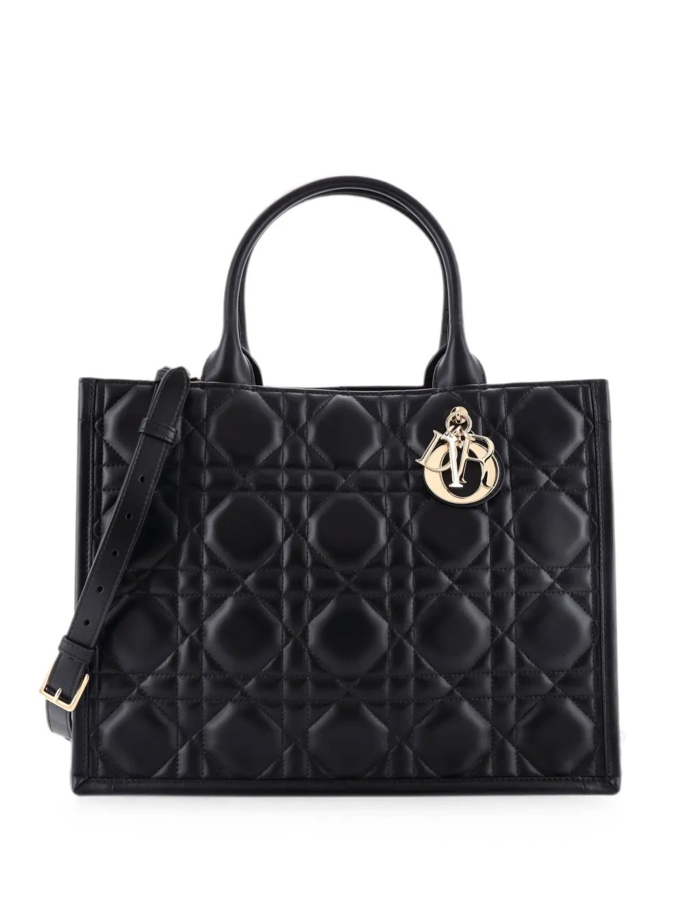 Book with Strap Cannage Quilt Lambskin Medium tote bag
