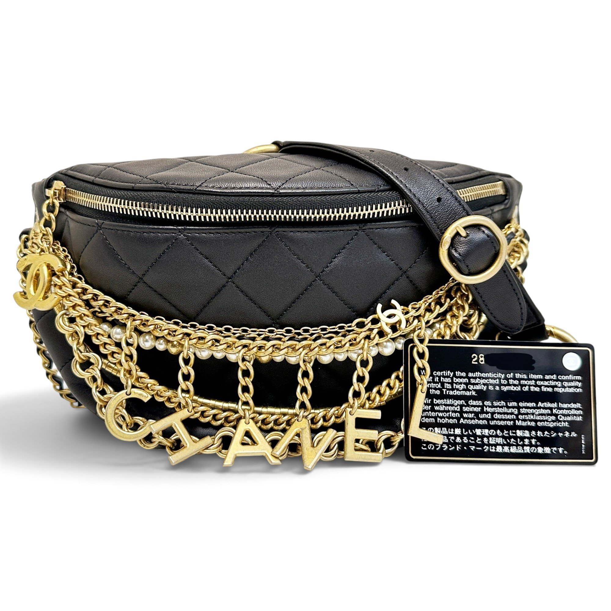 All About Chains leather handbag