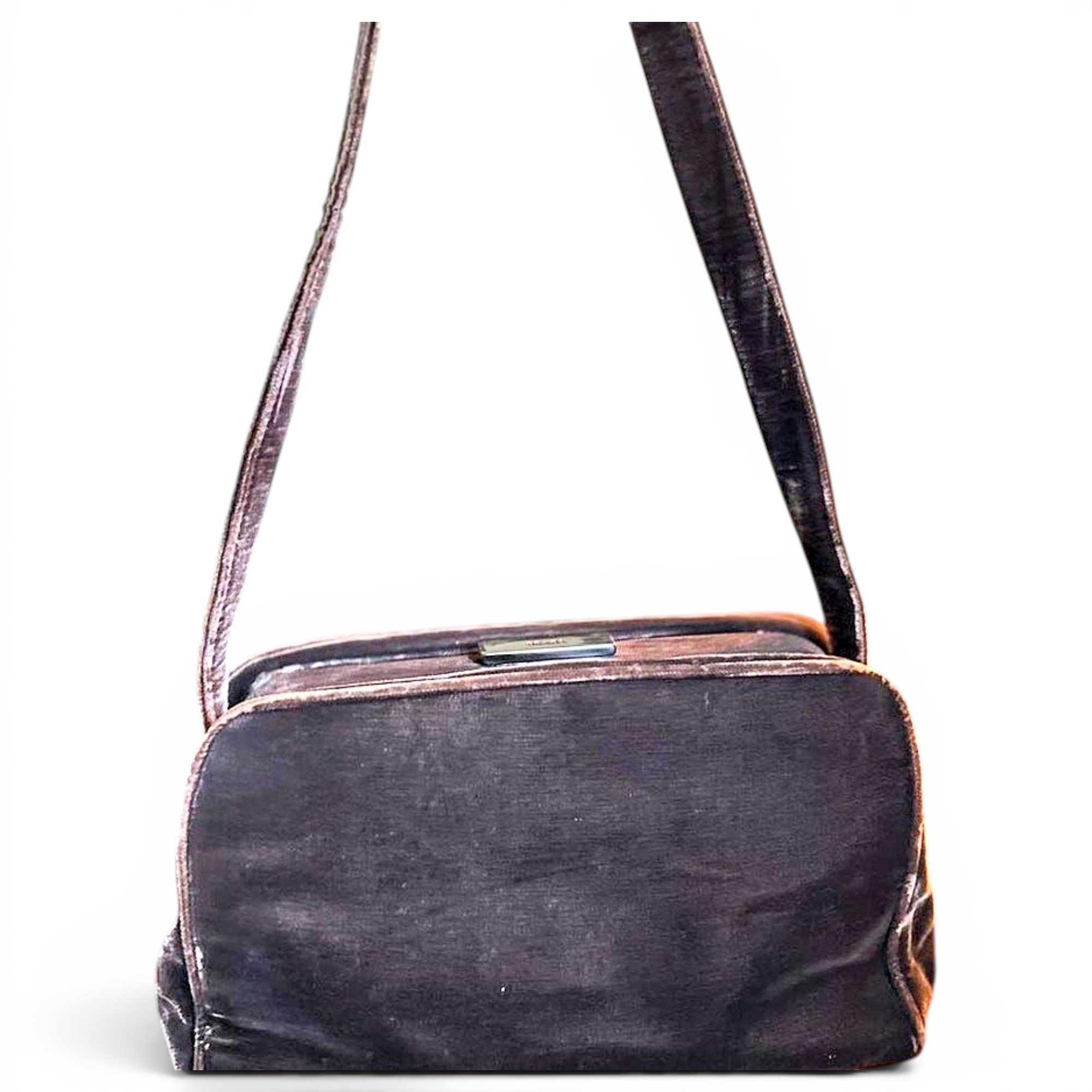 Velvet handbag