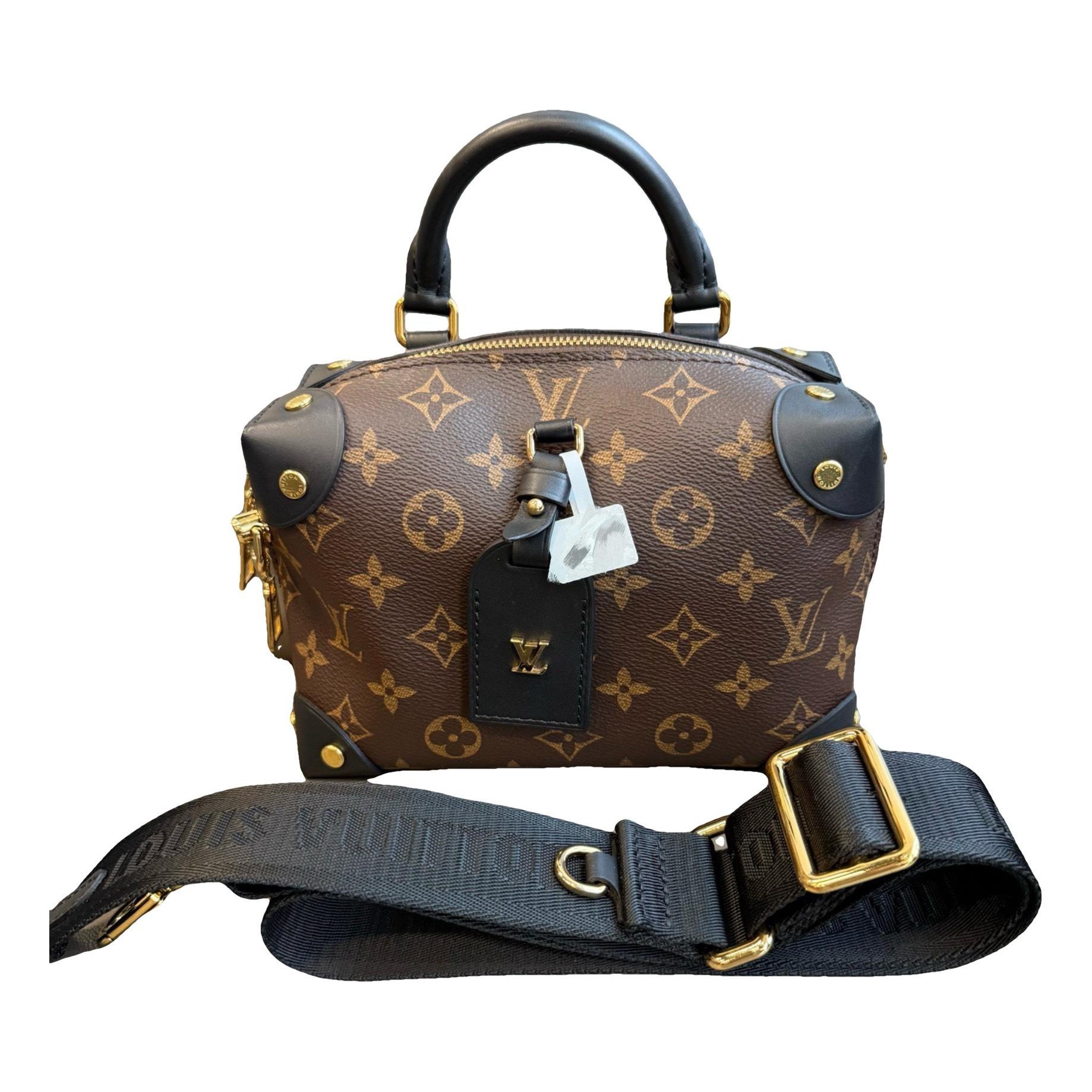 Petite Malle Souple leather handbag