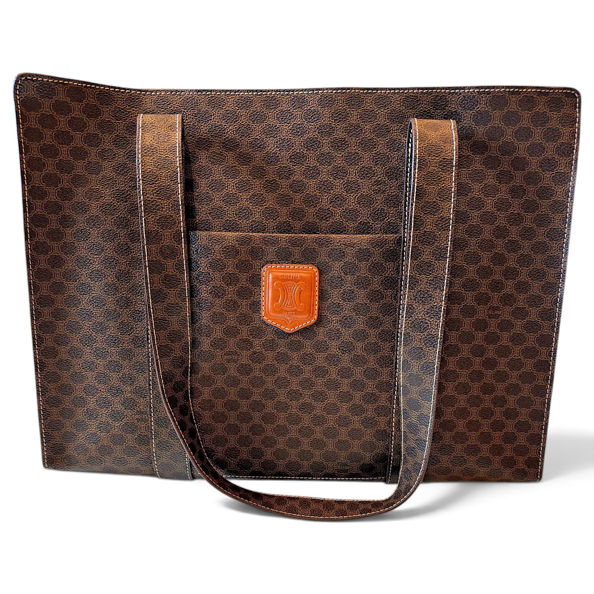 Leather tote