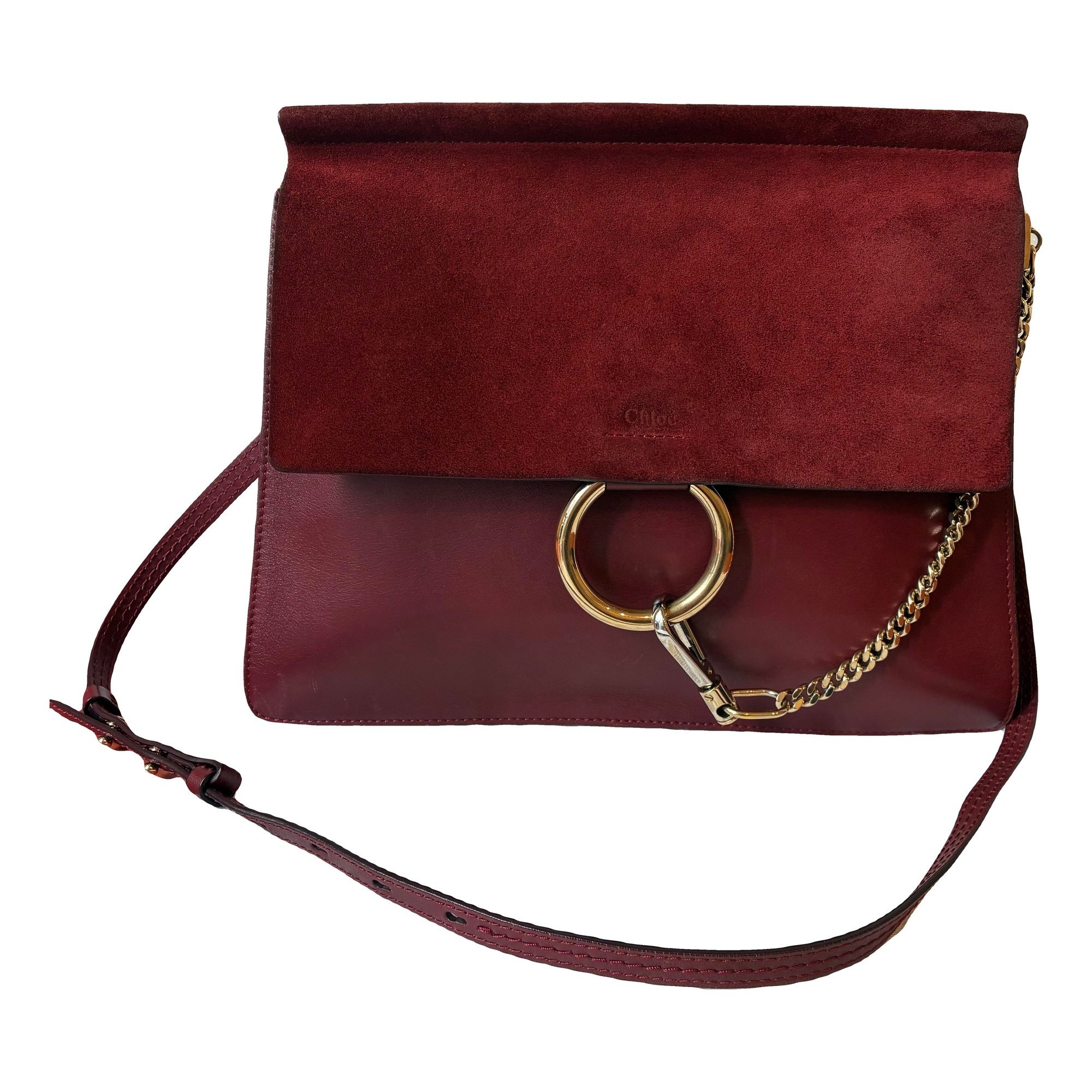 Faye leather handbag