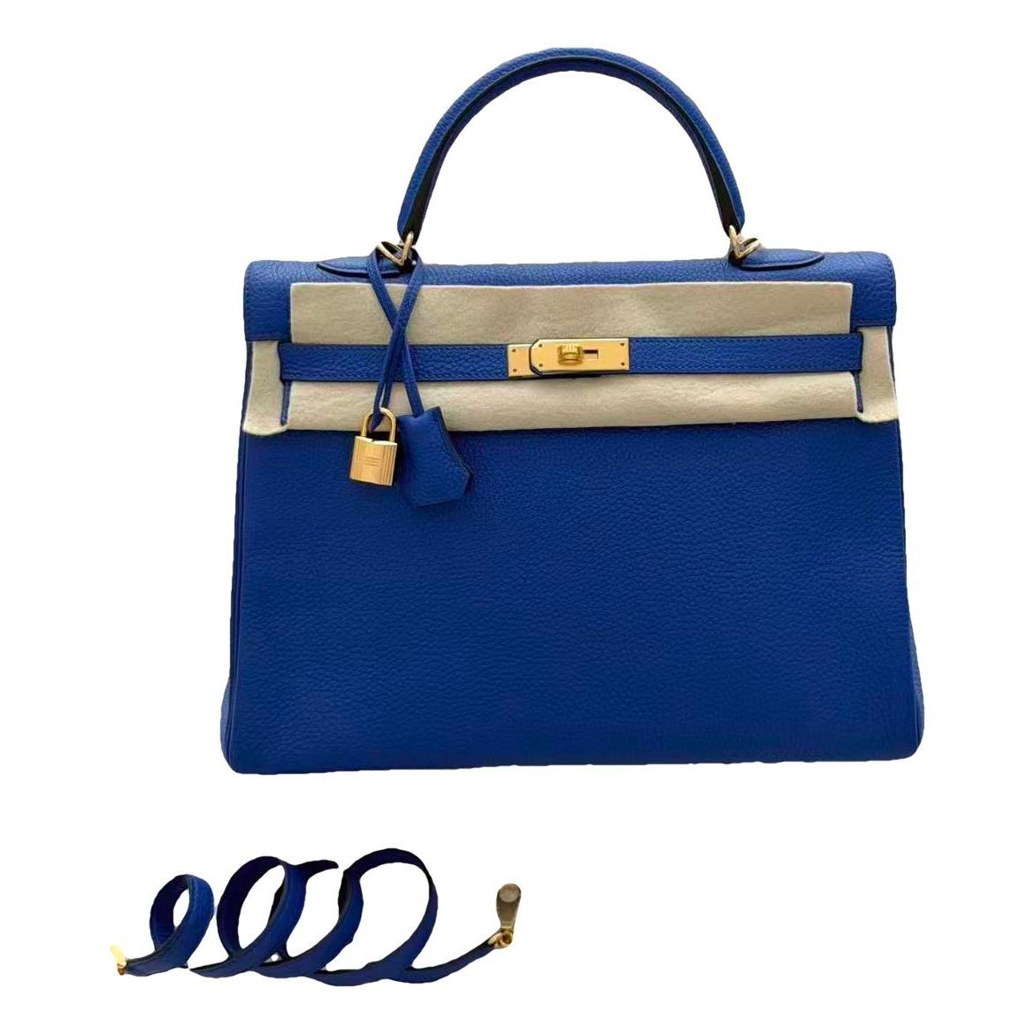 Hermes Kelly 35 Handbag Gold