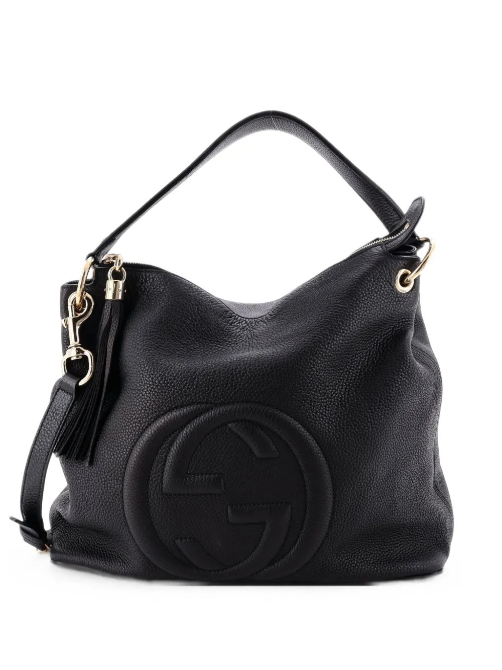 Soho Convertible Leather Large hobo bag
