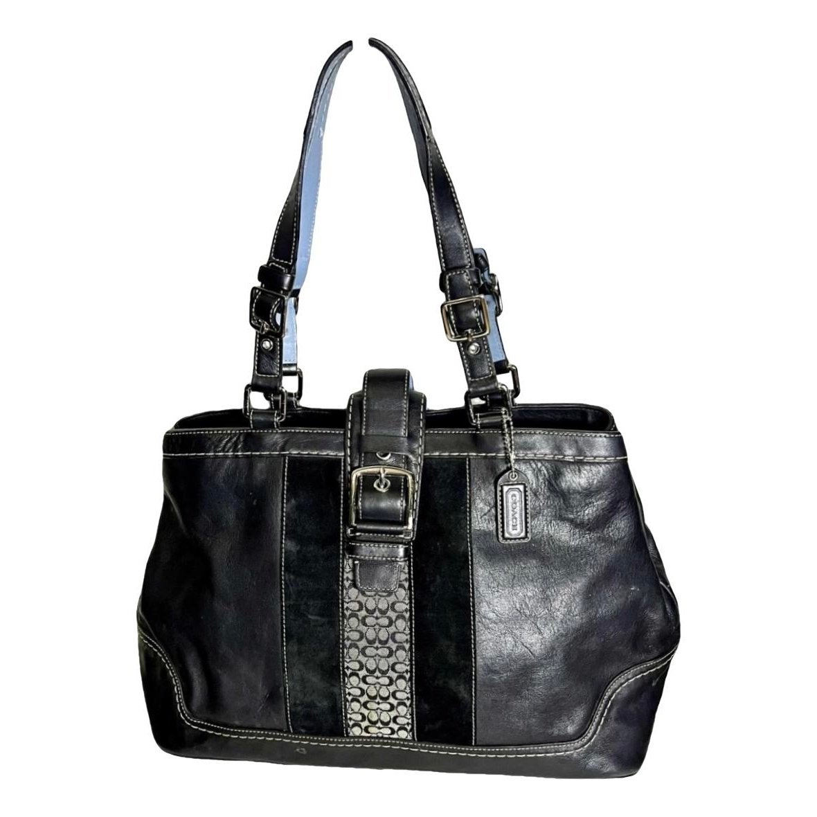 Leather satchel