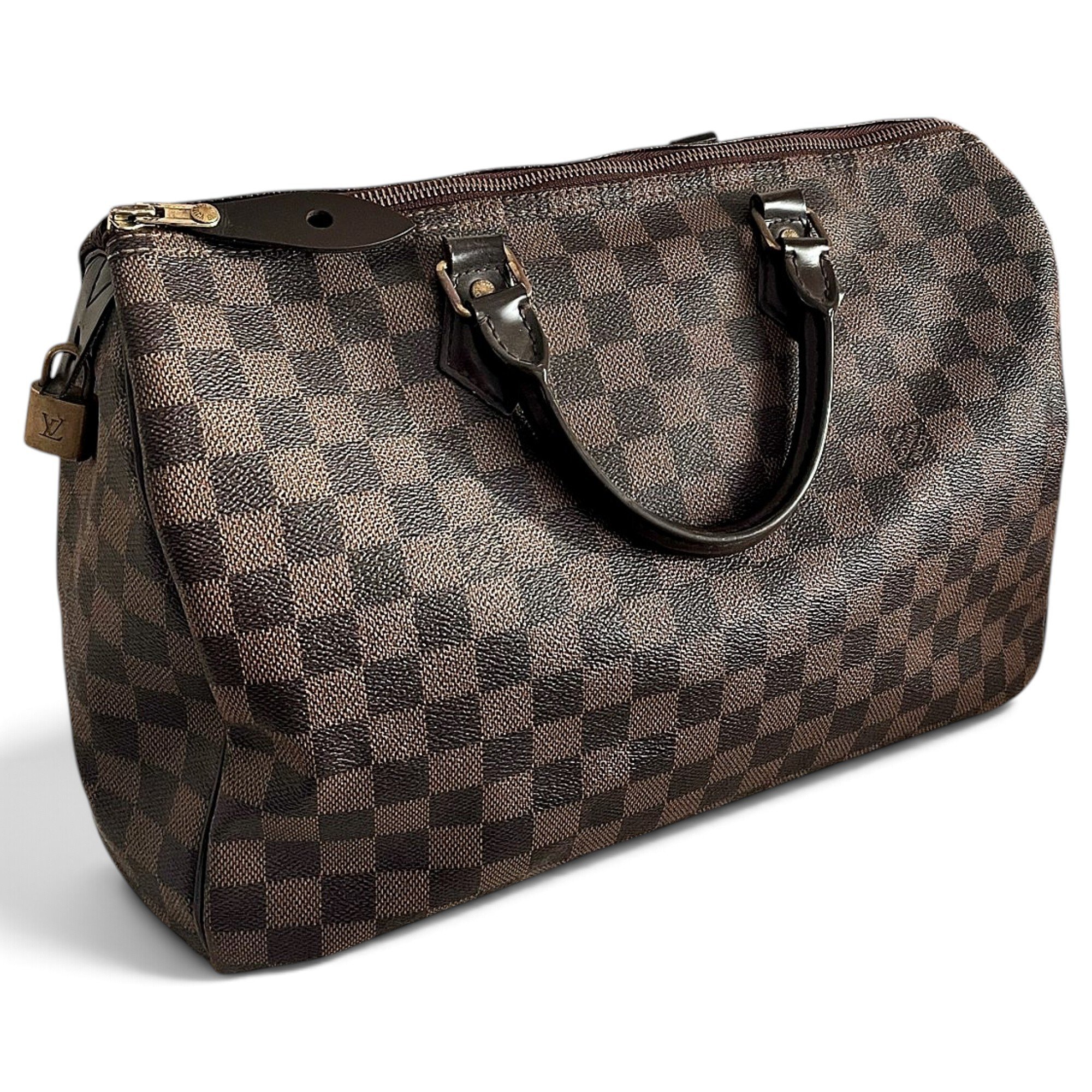 Speedy leather handbag