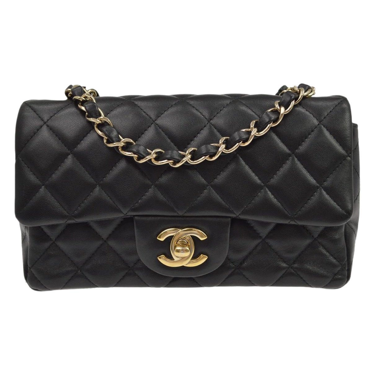 Trendy CC Flap leather handbag