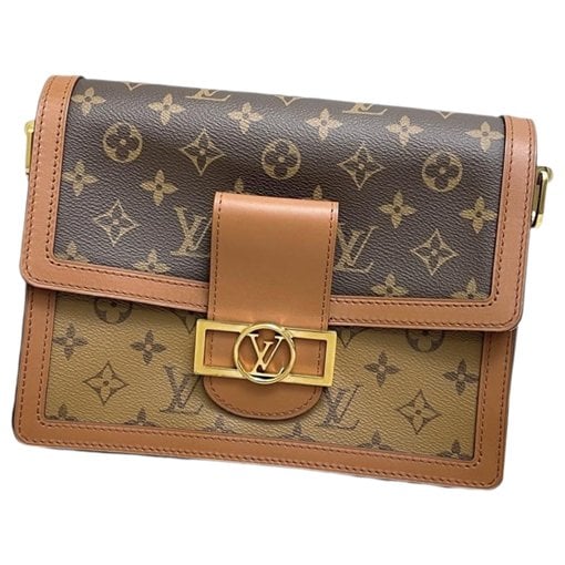 Dauphine leather handbag