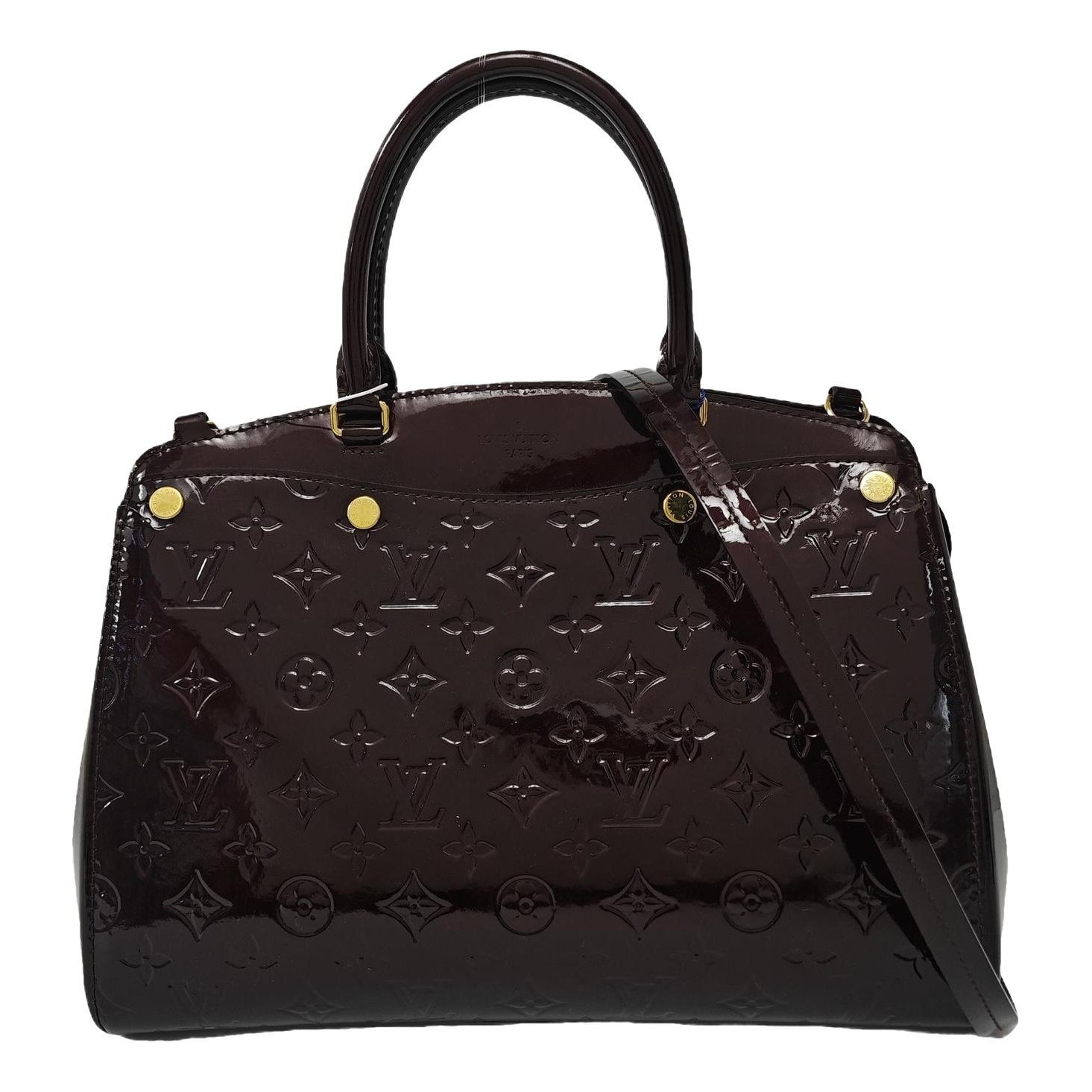 Patent leather handbag
