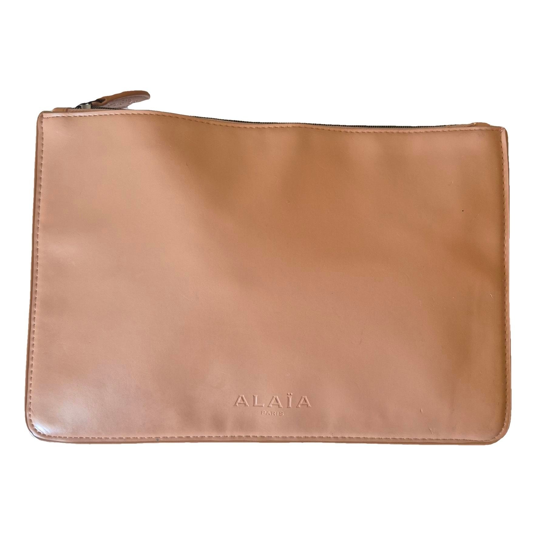 Vegan leather clutch bag