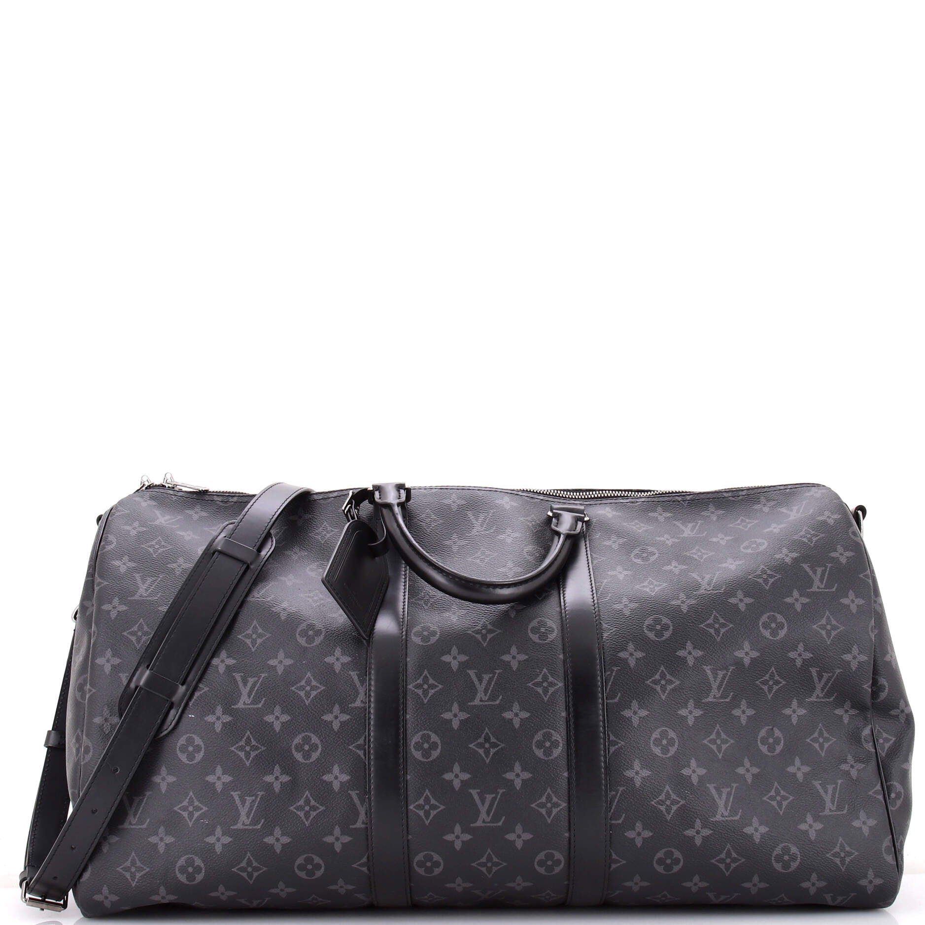 Keepall Bandouliere Bag Monogram Eclipse Canvas 55