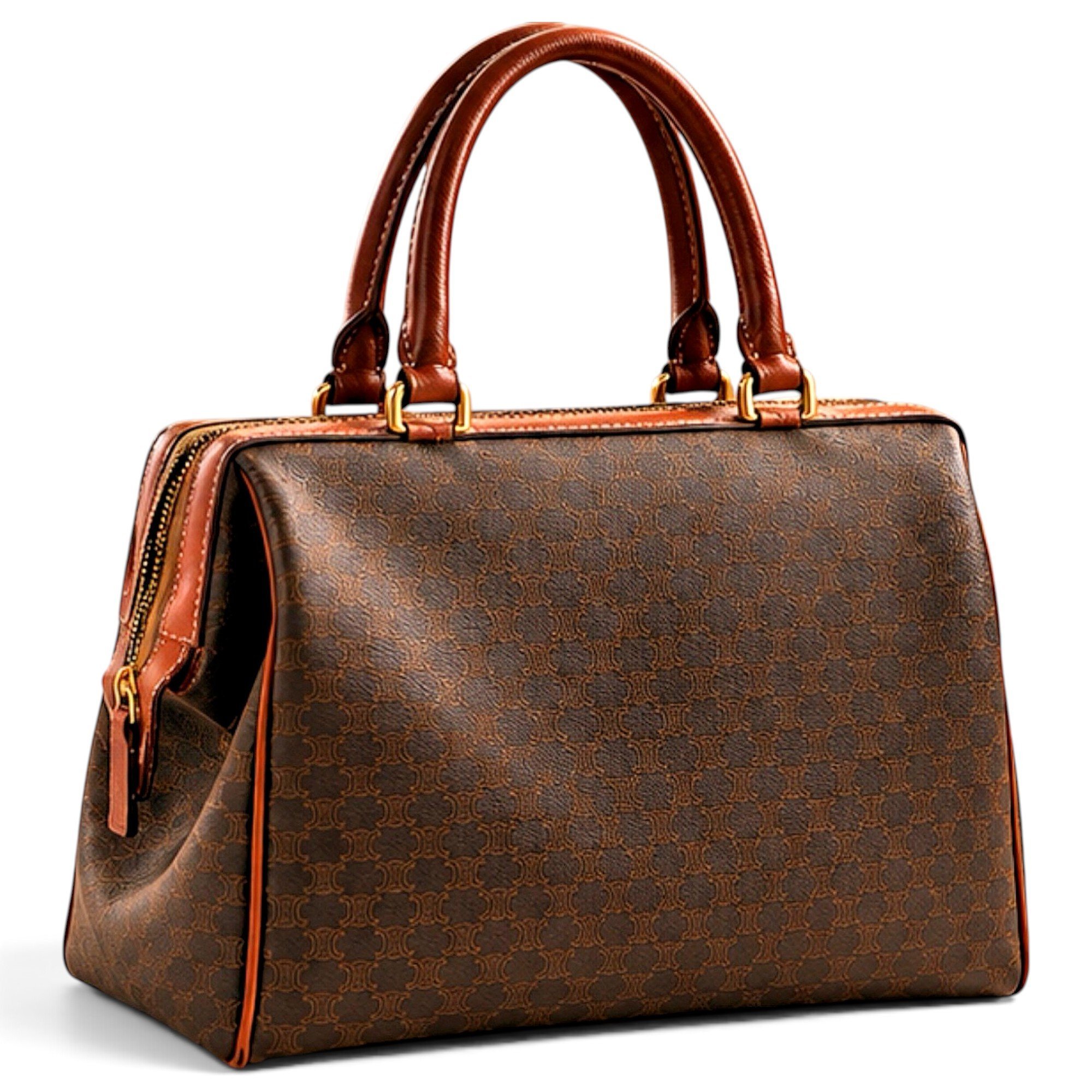 Luggage leather handbag