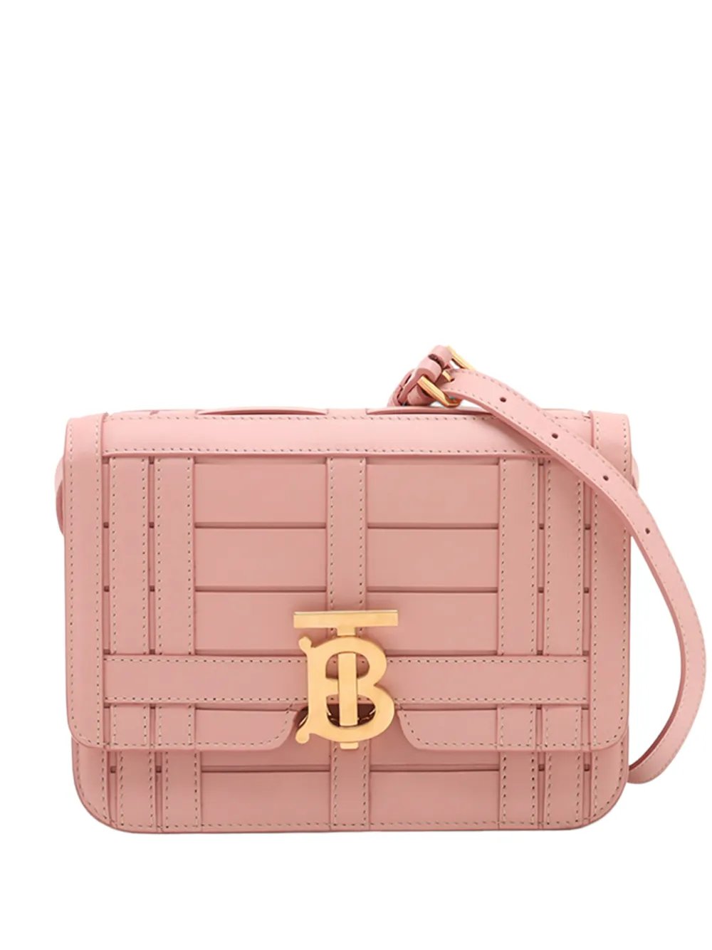 2023-2026 Small TB Monogram Woven Calfskin crossbody bag