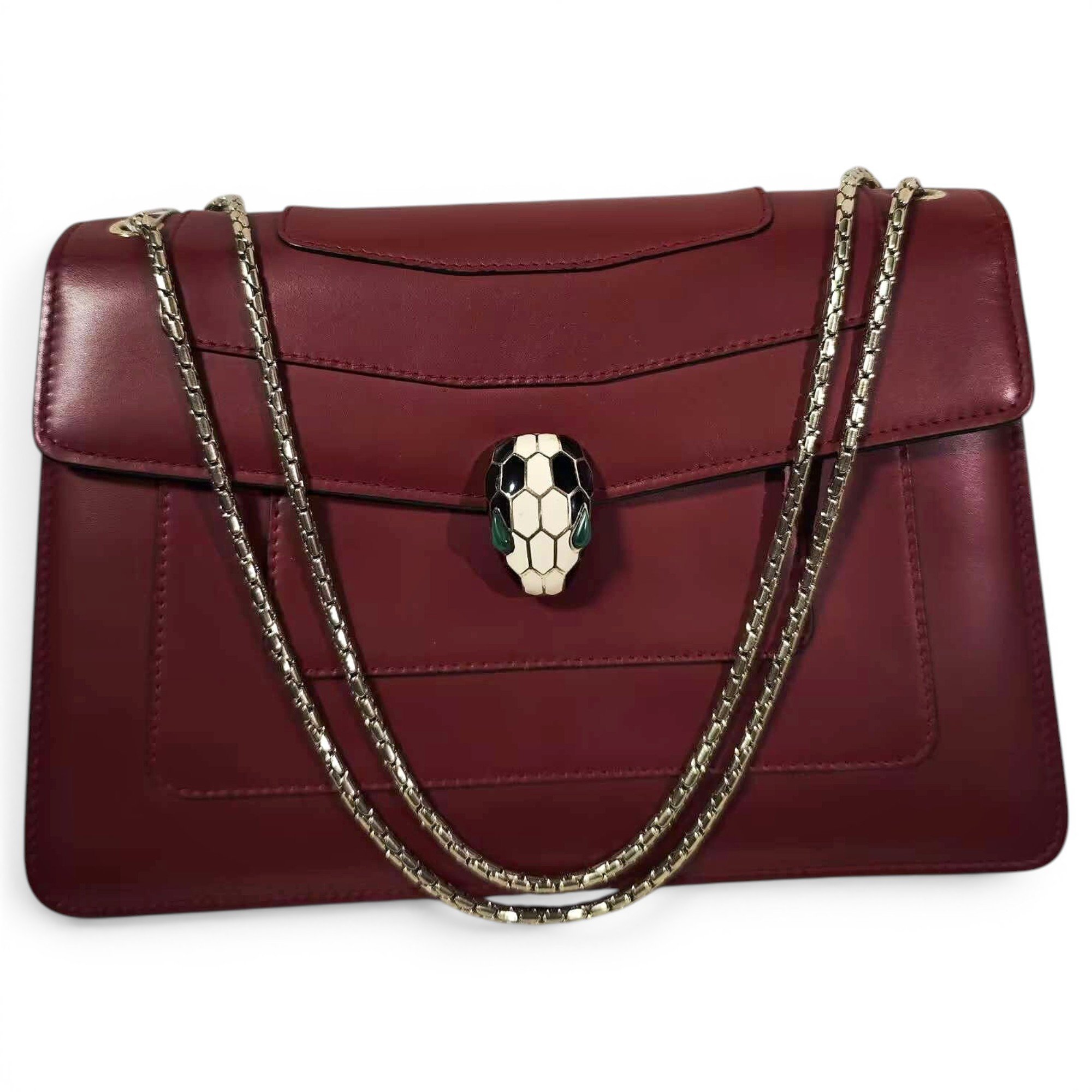 Serpenti leather crossbody bag