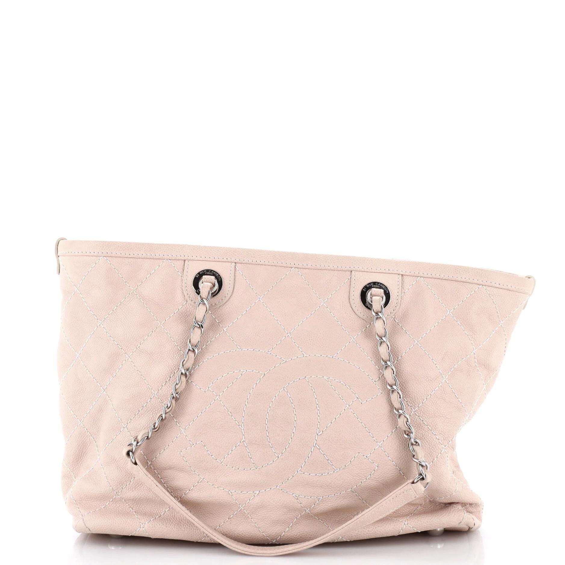 Classic CC Shopping leather tote