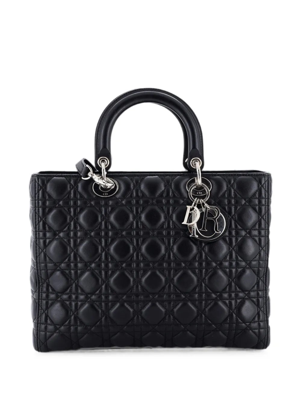 Lady Dior Bag Cannage Quilt Lambskin Large tote bag
