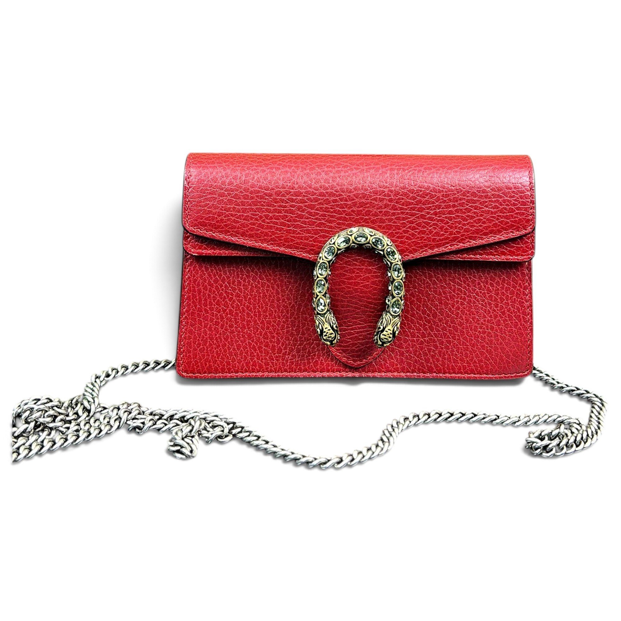 Dionysus Super Mini leather crossbody bag