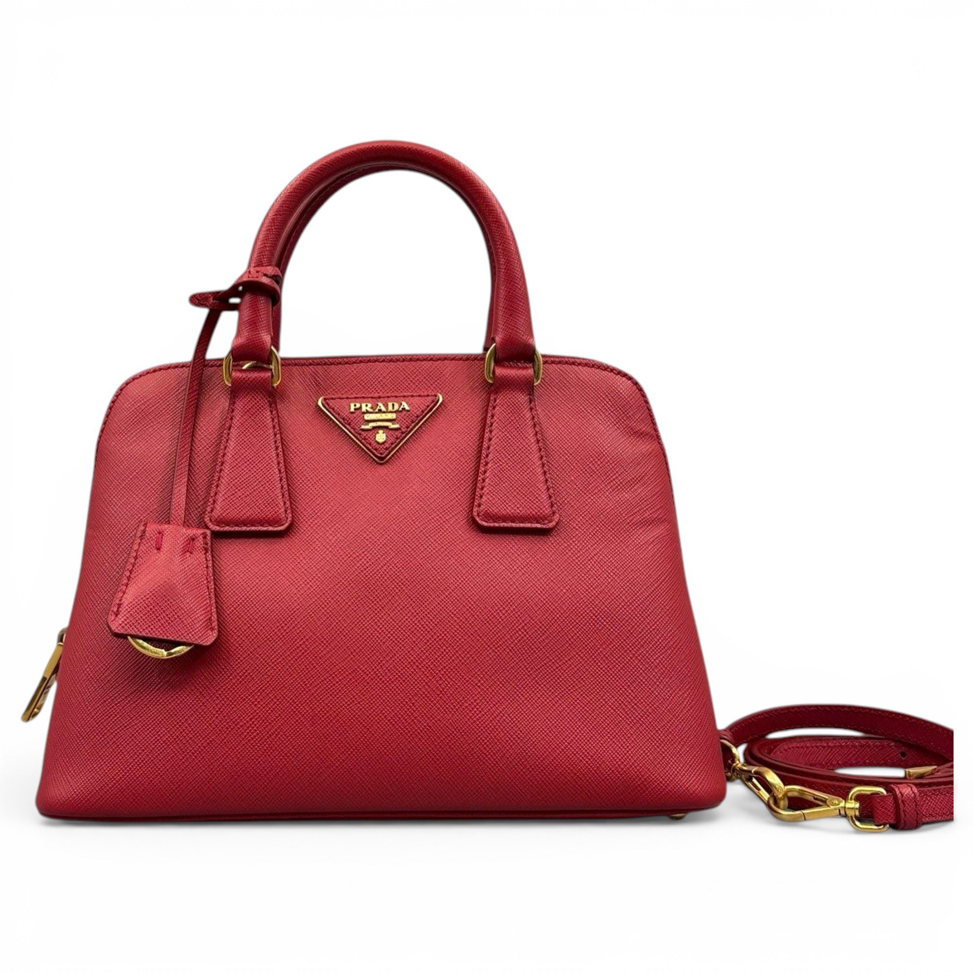 Promenade leather handbag