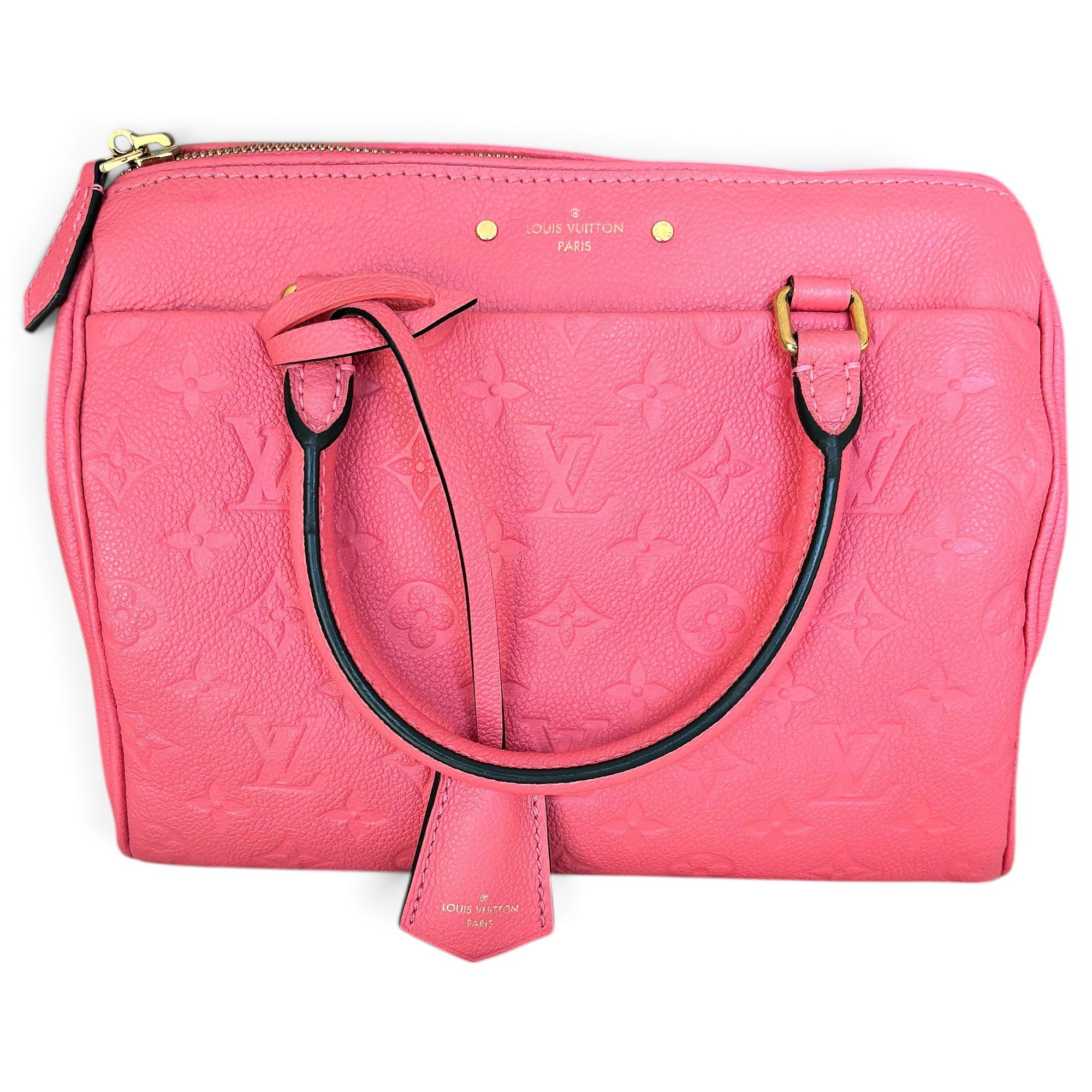 Speedy leather bowling bag