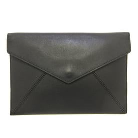 Delvaux Leather Clutch Bag