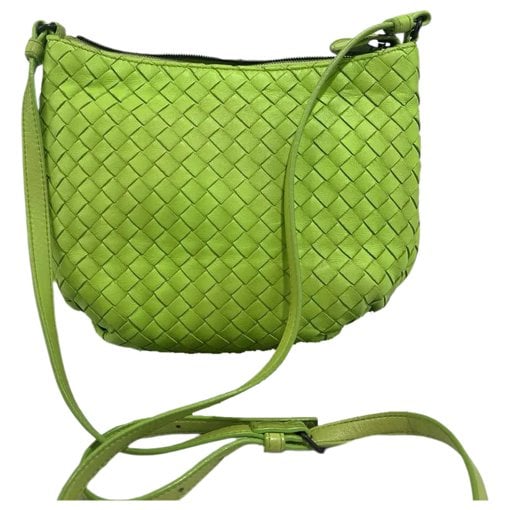 Bulb leather crossbody bag