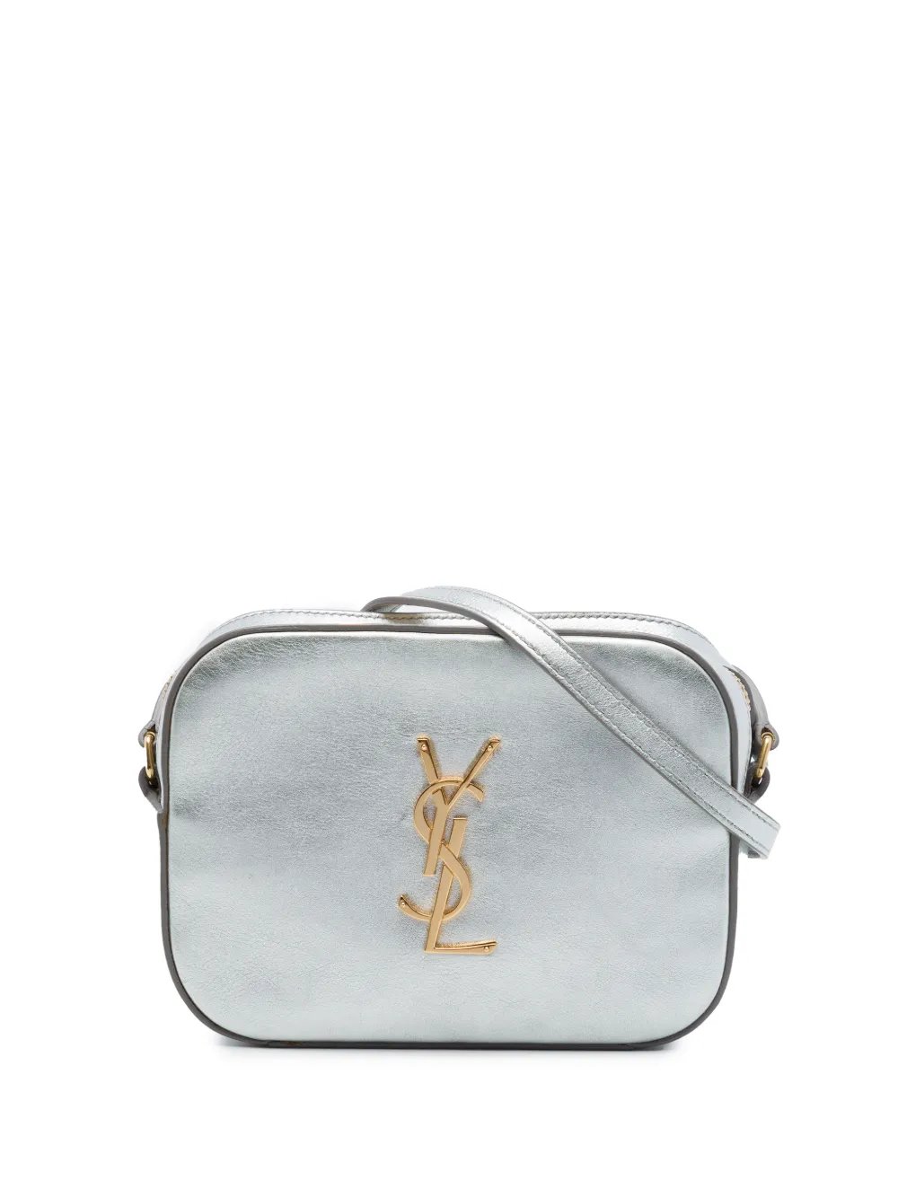 2015 Small Metallic Calfskin Classic Monogram Camera Bag crossbody bag