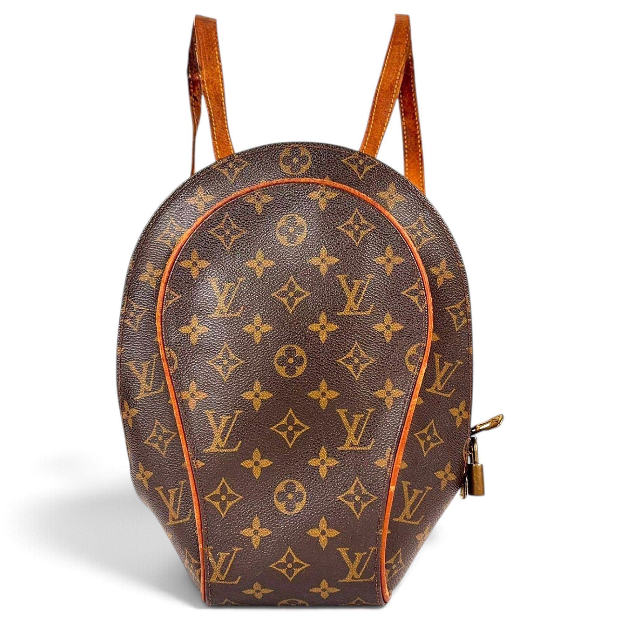 Ellipse leather backpack