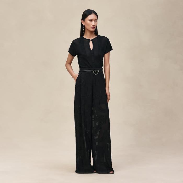 Noir Short-sleeve Sweater