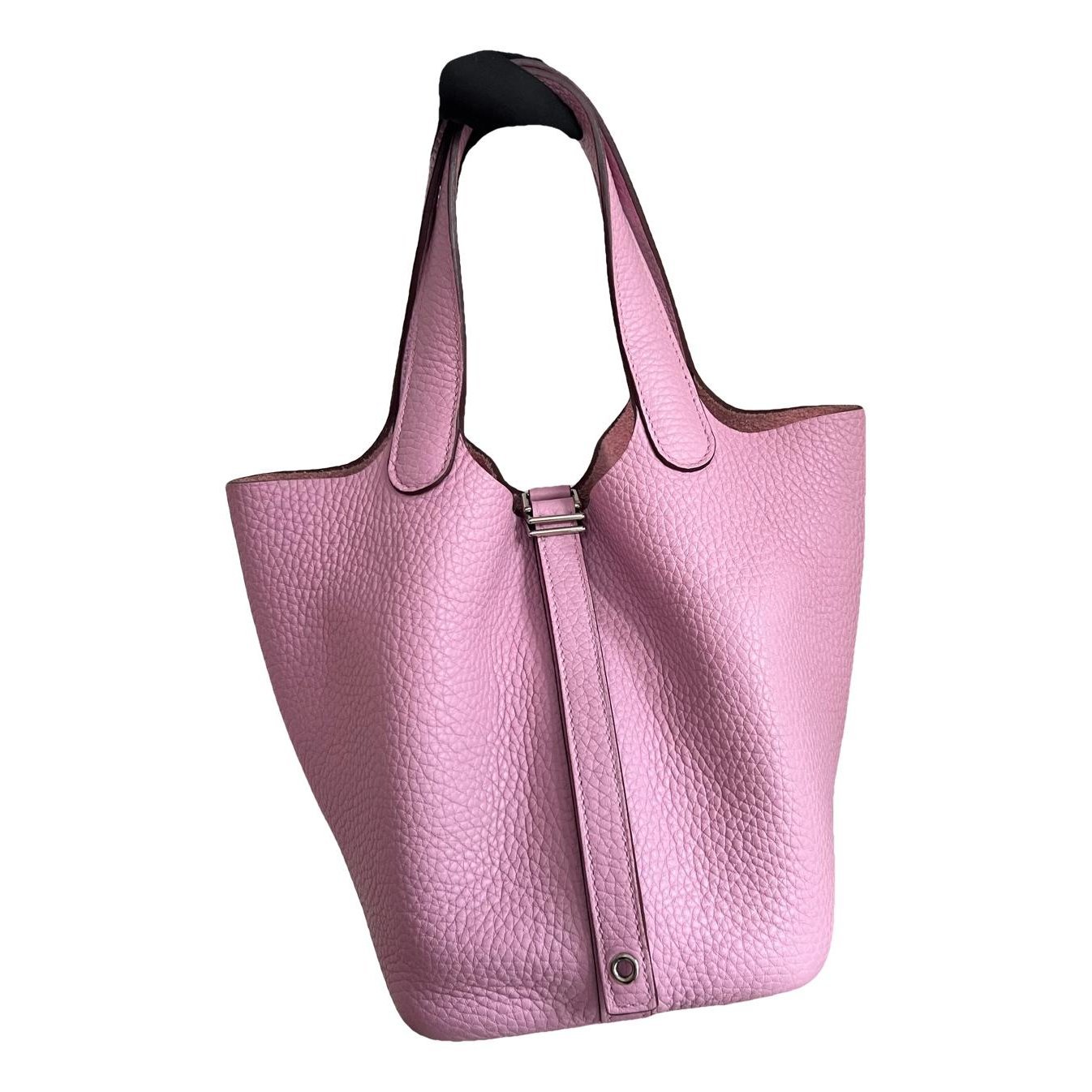Picotin leather tote