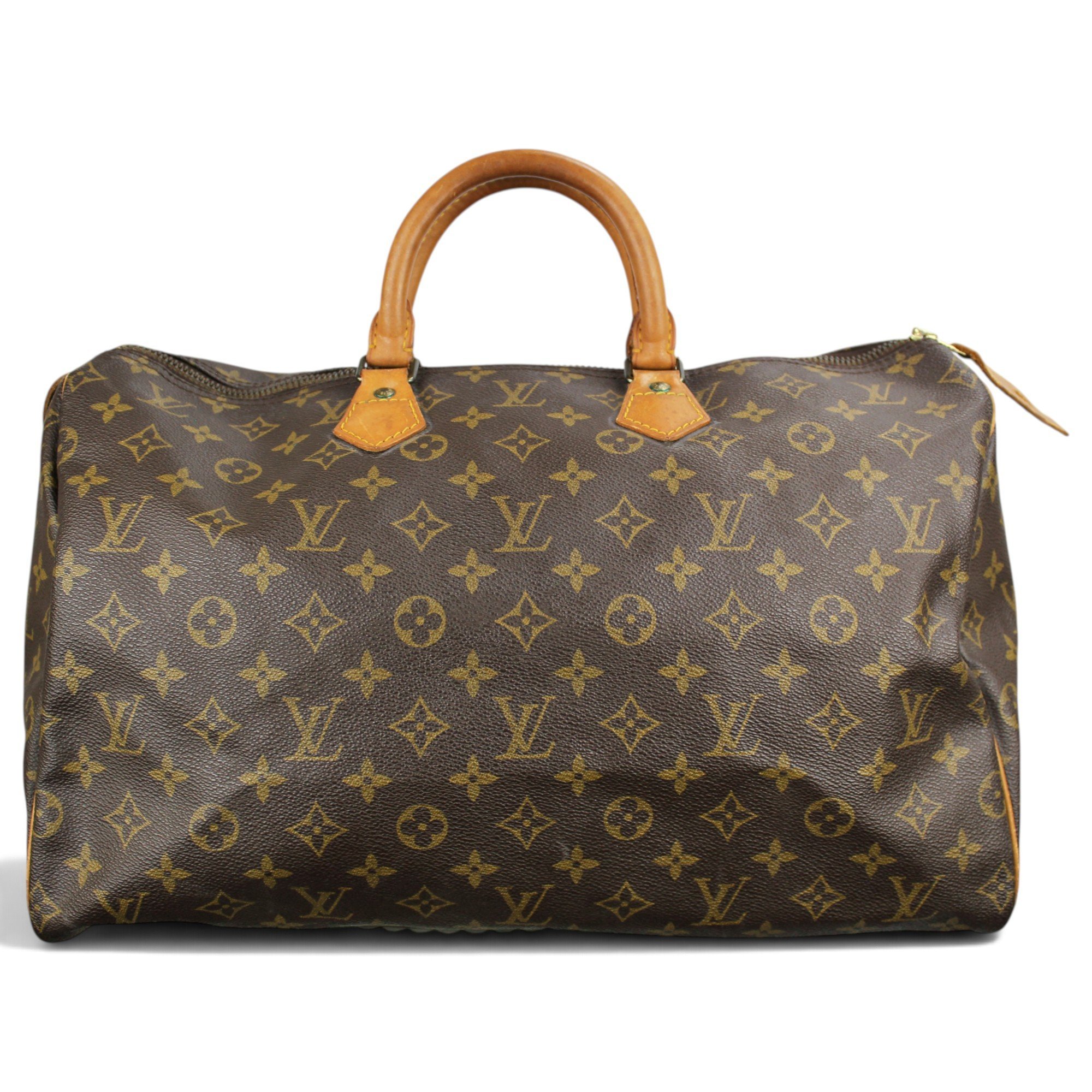 Speedy leather handbag