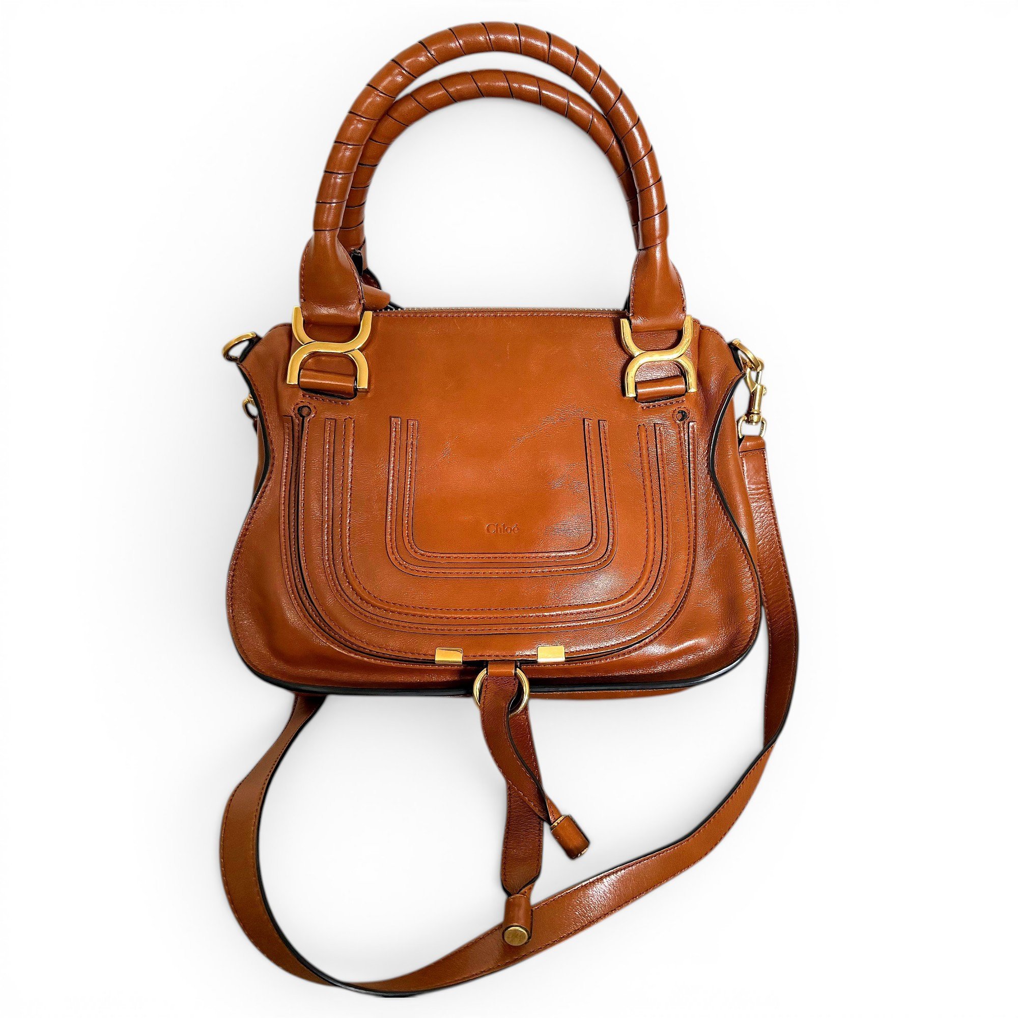 Marcie leather handbag
