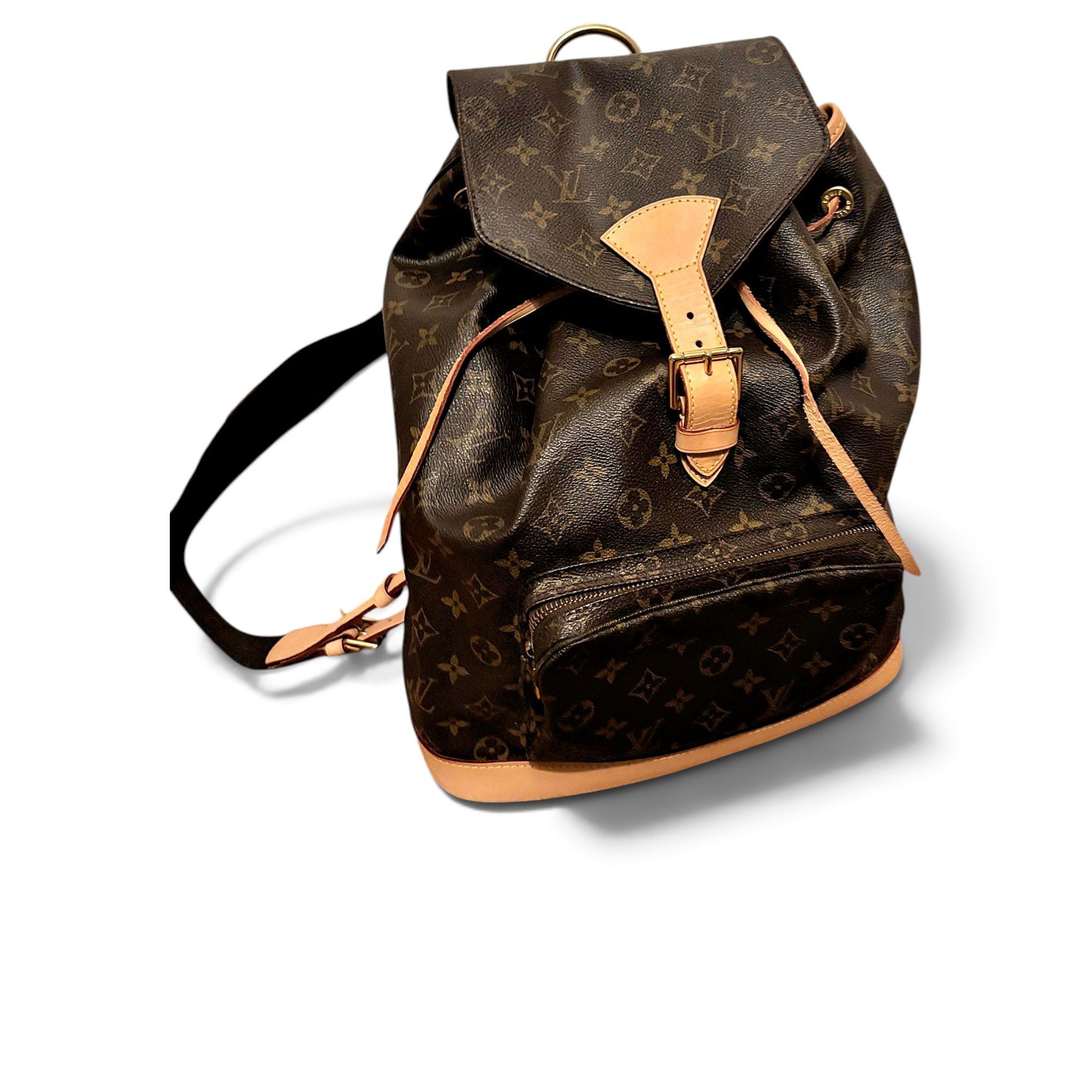 Montsouris leather backpack