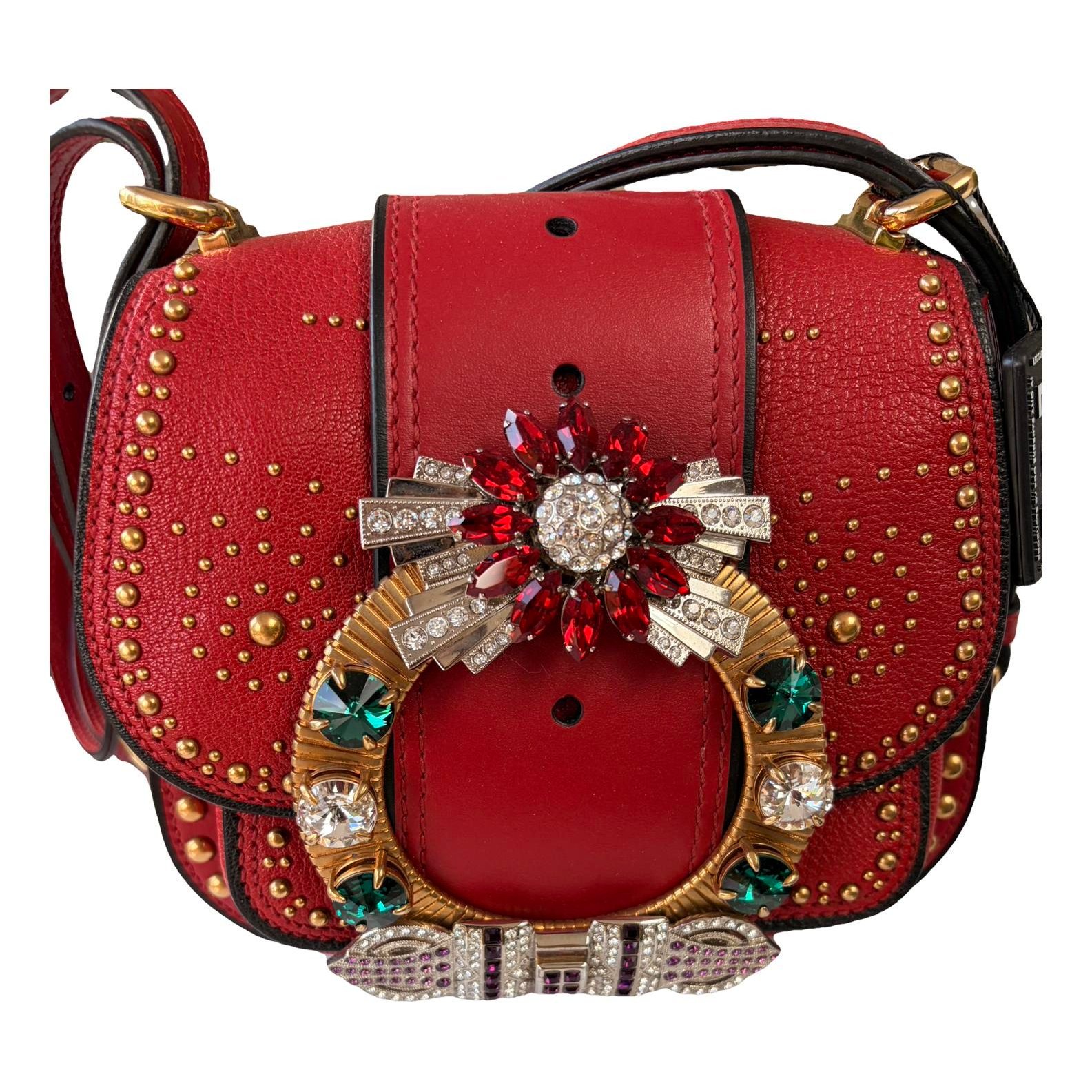 Dahlia leather handbag
