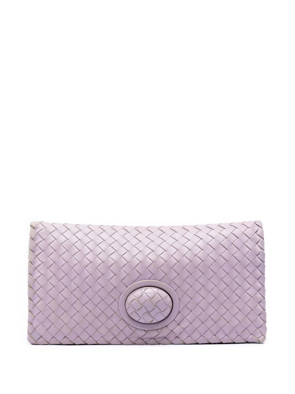 2012-2026 Nappa Intrecciato Turn Lock clutch bag