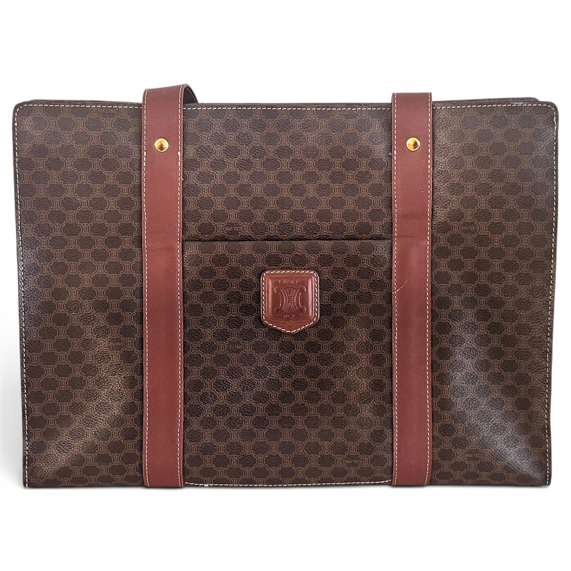 Leather tote