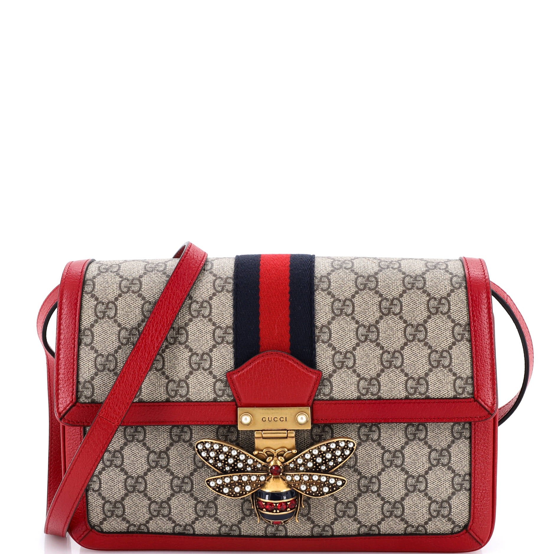 Gucci Queen Margaret Shoulder Bag GG Coated Canvas Medium