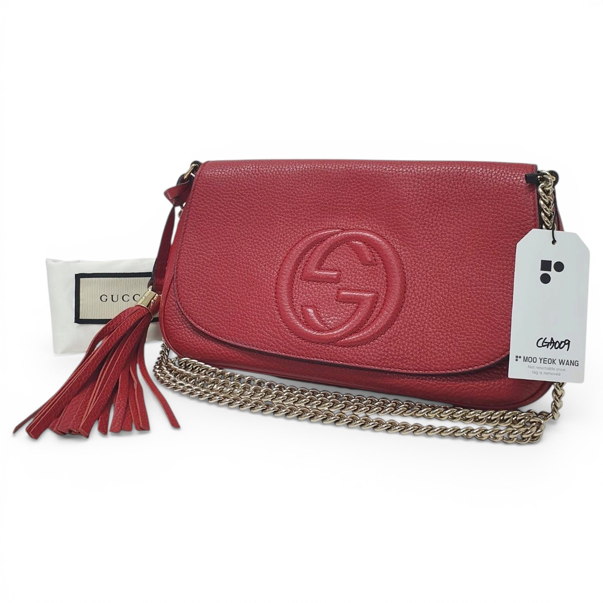 Leather handbag