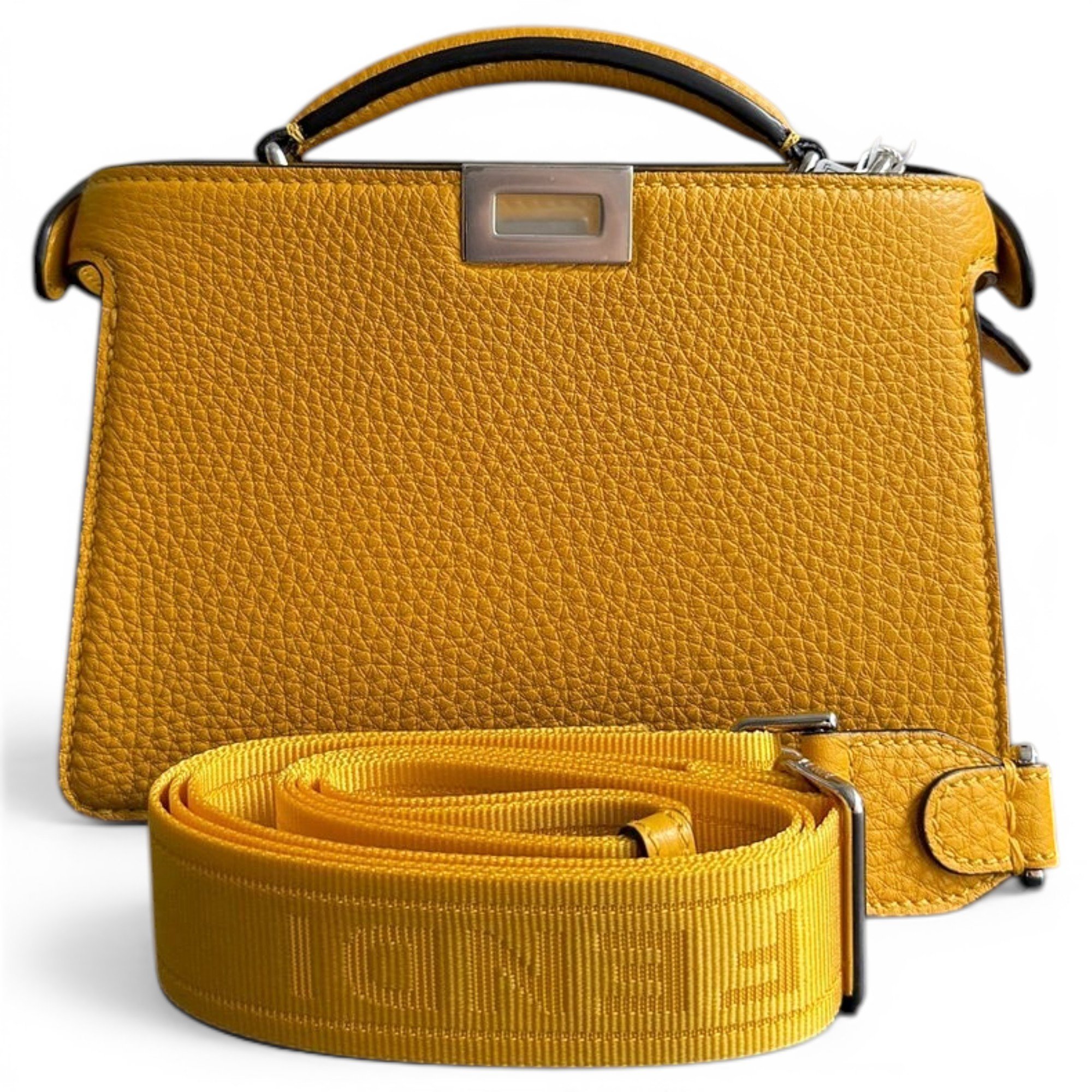 Peekaboo leather handbag