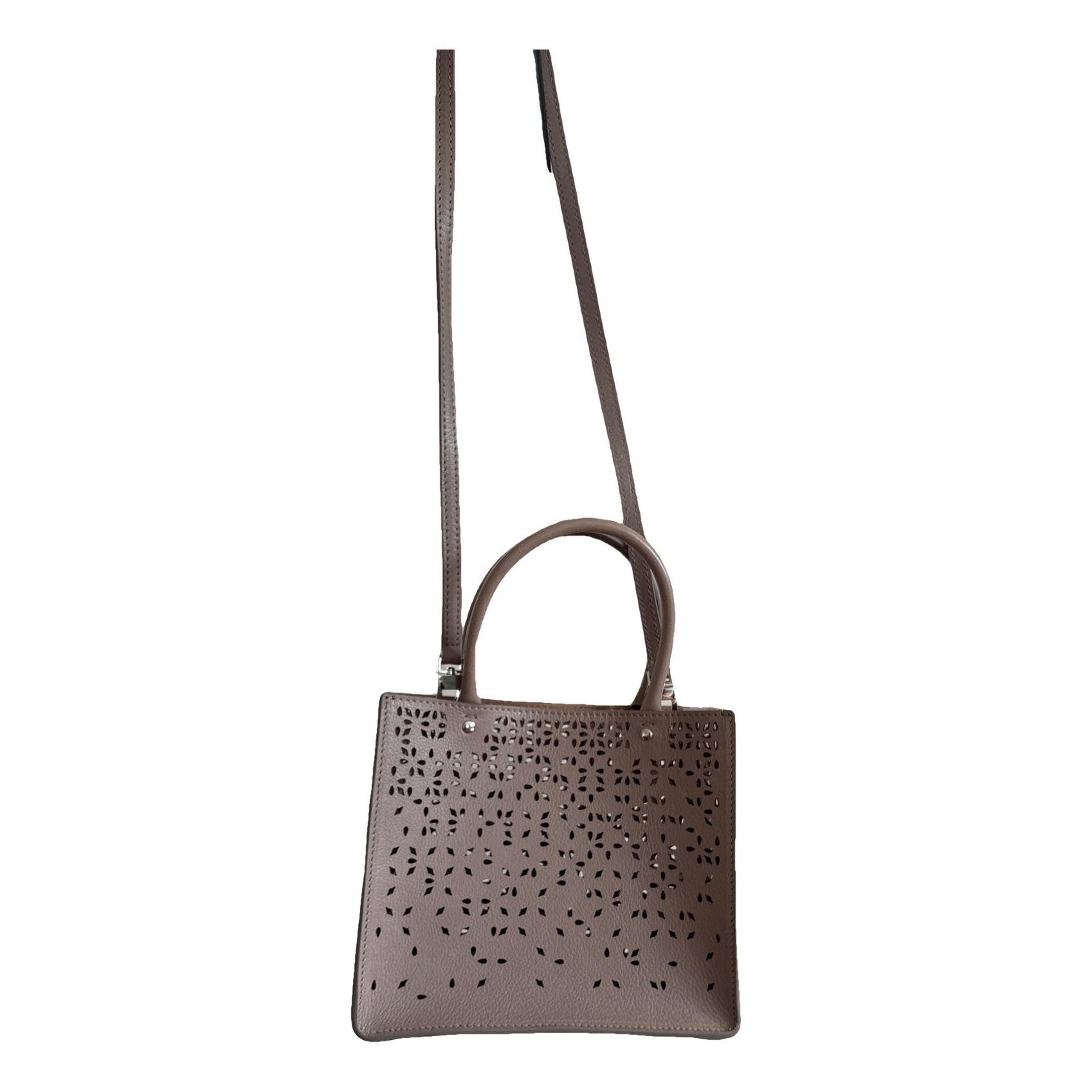 Alaia Mina leather crossbody bag