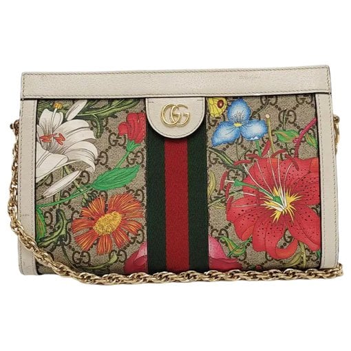 Ophidia leather handbag