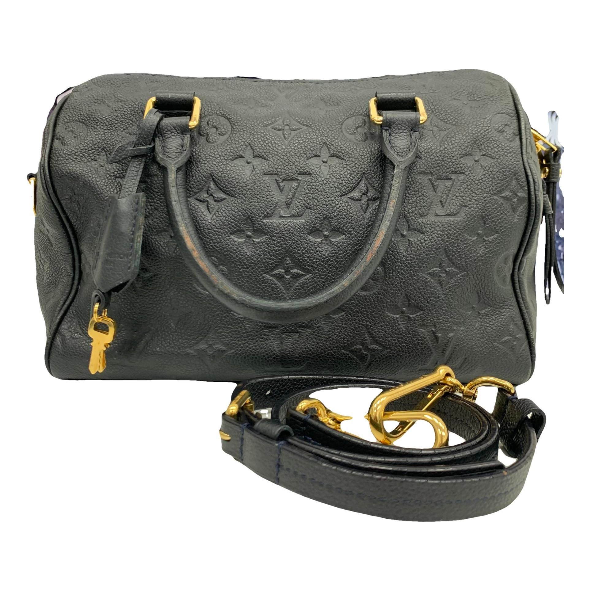 Speedy leather handbag