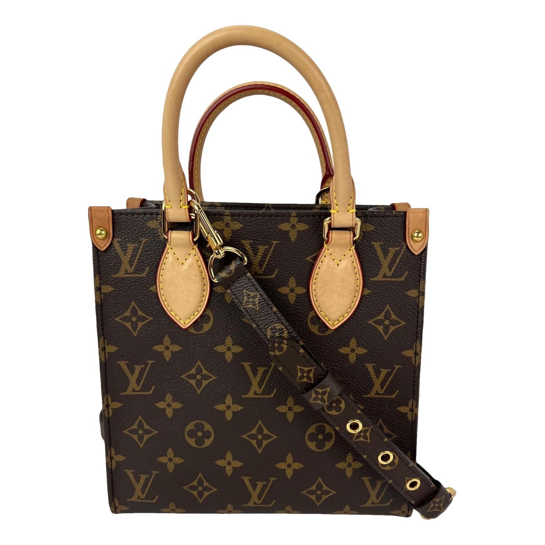 Plat leather tote