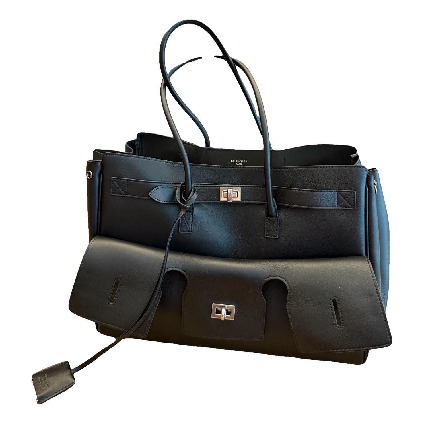 Balenciaga Carry All Bel Air leather handbag