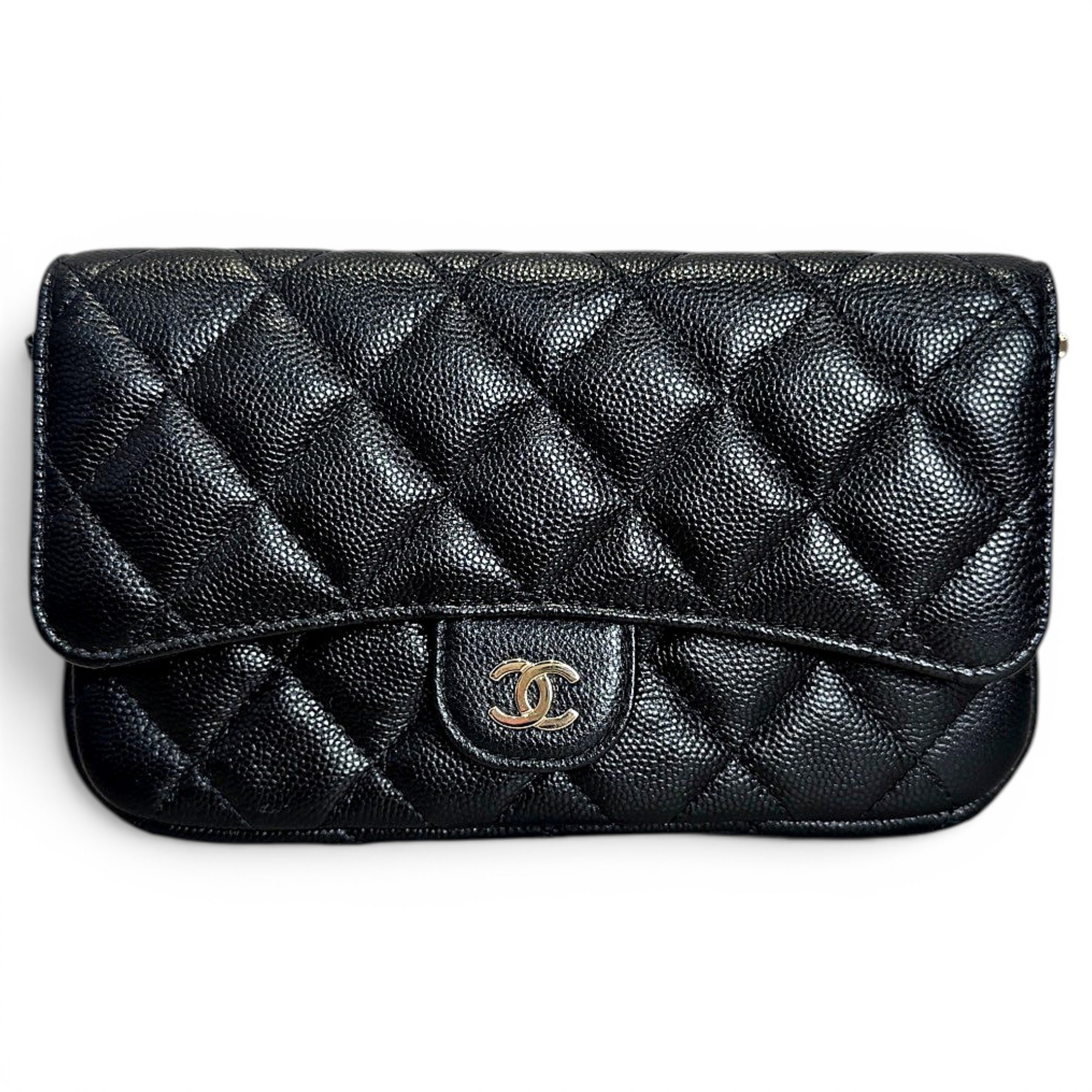 Trendy CC Wallet on Chain leather crossbody bag